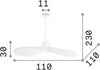 Lampadario-moderno-Ideal-Lux-MADAME-SP1-174402-174396-E27-LED-metallo-tessuto-sospensione