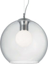Lampadario-moderno-Ideal-Lux-NEMO-SP1-D30-052809-E27-LED-vetro-sospensione