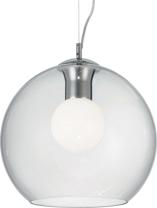 Lampadario-moderno-Ideal-Lux-NEMO-SP1-D30-052809-E27-LED-vetro-sospensione