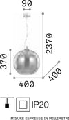 Lampadario-moderno-Ideal-Lux-NEMO-SP1-D40-052816-E27-LED-vetro-sospensione