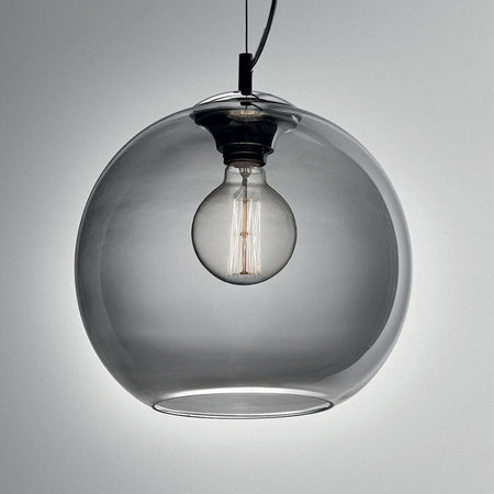 Lampadario-moderno-Ideal-Lux-NEMO-SP1-D40-094229-E27-LED-vetro-sospensione