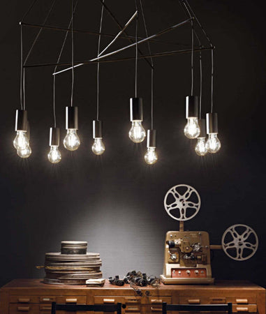 Lampadario-moderno-Ideal-Lux-POP-SP10-158860-E27-LED-metallo-sospensione