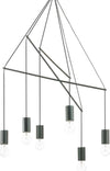 Lampadario-moderno-Ideal-Lux-POP-SP6-E27-LED-metallo-sospensione