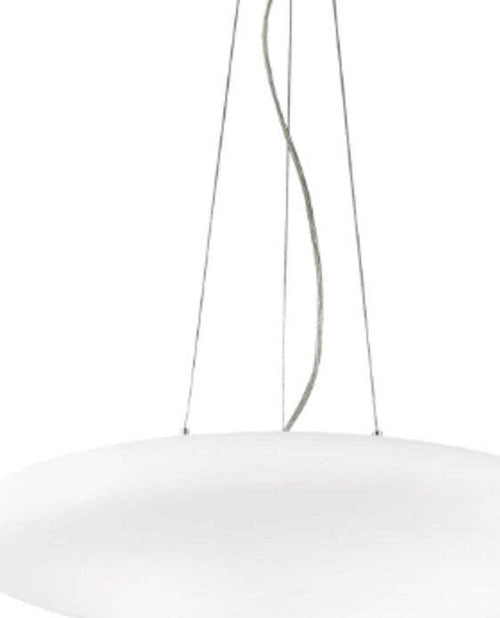 Lampadario-moderno-Ideal-Lux-SMARTIES-BIANCO-SP3-032009-E27-LED-vetro-sospensione