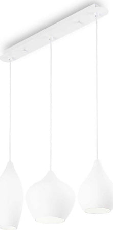 Lampadario-moderno-Ideal-Lux-SOFT-SP3-111858-E14-LED-vetro-metallo-sospensione