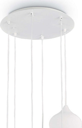 Lampadario-moderno-Ideal-Lux-SOFT-SP6-111841-087818-E14-LED-vetro-metallo-sospensione