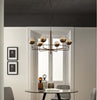 Lampadario-Moderno-Iglù-Metallo-Bronzo-6-Luci
