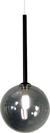 Lampadario-moderno-Illuminando-BOLLE-SP1-NR-FU-G9-LED-metallo-vetro-fumè-sospensione