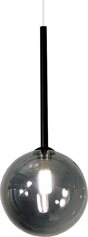 Lampadario-moderno-Illuminando-BOLLE-SP1-NR-FU-G9-LED-metallo-vetro-fumè-sospensione