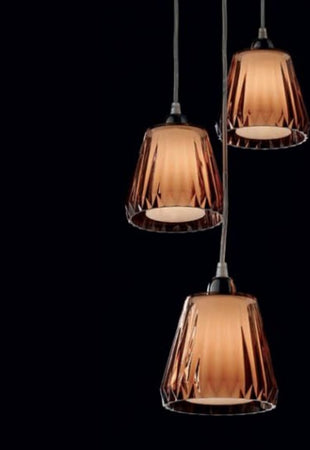 Lampadario-moderno-Illuminando-GAIA-SP-3-LED-sospensione-acrilico-tortora-viola-trasparente-interni-E14
