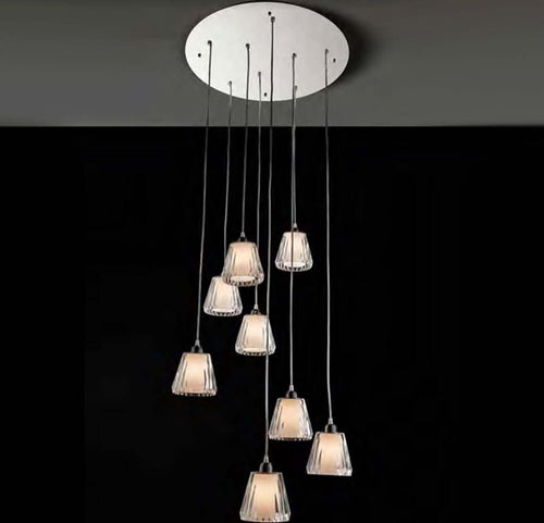 Lampadario-moderno-Illuminando-GAIA-SP-8-LED-sospensione-acrilico-tortora-viola-trasparente-interni-E14