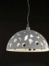 Lampadario-moderno-Illuminando-GEO-SP-C1-LED-sospensione-metallo-taglio-laser-bianco-grigio-sabbia-interni-33.5CM-E27