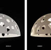 Lampadario-moderno-Illuminando-GEO-SP-C1-LED-sospensione-metallo-taglio-laser-bianco-grigio-sabbia-interni-33.5CM-E27
