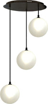 Lampadario-moderno-Illuminando-PALLINA-SP-TO-3-NR-G9-LED-metallo-vetro-sfera-sospensione