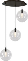 Lampadario-moderno-Illuminando-PALLINA-SP-TO-3-NR-G9-LED-metallo-vetro-sfera-sospensione