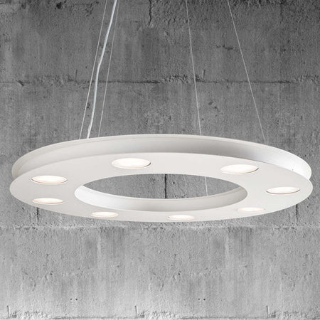 Lampadario-moderno-Illuminando-UFO-SP-8+4-GX53-LED-sospensione-metallo-bianco-sabbia-tondo