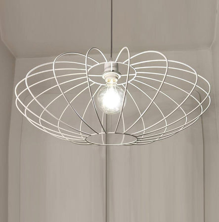 Lampadario-moderno-Illuminando-ZUCCA-SP-BN-E27-LED-metallo-sospensione