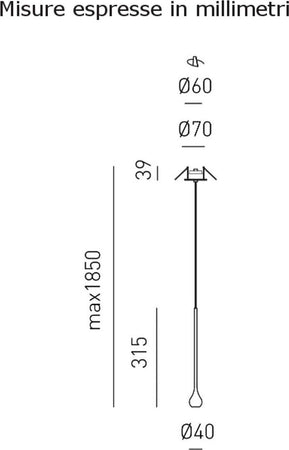 Lampadario-moderno-incasso-Gea-Luce-URSULA-SI-B-LED-alluminio-sospensione