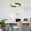 Lampadario-Moderno-Layla-Acciaio-Oro-Alluminio-Led-28,65W-2700-3000-4000K