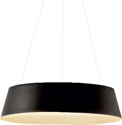 Lampadario-moderno-le-Gea-Luce-JULIETTE-S-2300Lm-nera-alluminio-modulo-led-integrato
