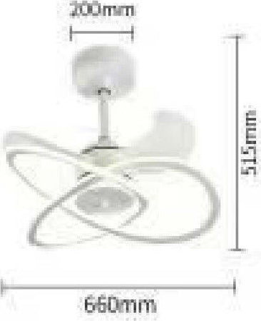 Lampadario Moderno Led Ad Intreccio Con Ventilatore A Soffitto Dimmerabile 60005 Casa, arredamento e bricolage > Illuminazione da interno > Plafoniere per interno > Lampadari Trade Shop italia - Napoli, Commerciovirtuoso.it