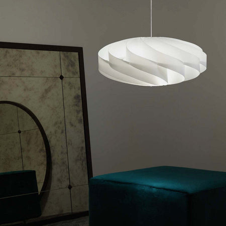 Lampadario-moderno-Linea-Zero-FLAT-S-E27-LED-polilux-bianco-sospensione-camerette