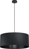 Lampadario-Moderno-Maserlo-1-Luce-Acciaio-Nero