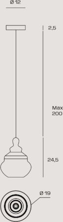 Lampadario-moderno-Miloox-ADONE-1744.14-E27-LED-vetro-sospensione