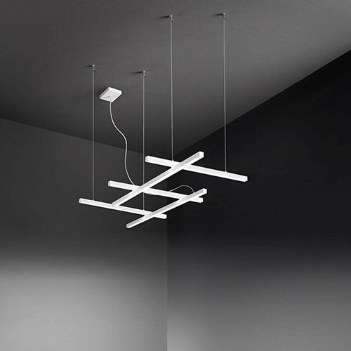 Lampadario-Moderno-Net-Bianco-Led-Piccolo