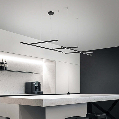 Lampadario-Moderno-Net-Nero-Led-Grande