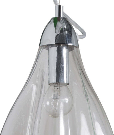Lampadario-moderno-Padana-Lampadari-CASPER-1110-2-E14-LED-metallo-vetro-cristallo-sospensione