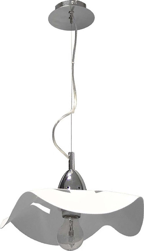 Lampadario-moderno-Padana-Lampadari-FLY-1067-SP-BI-E27-LED-alluminio-sospensione