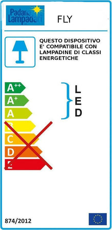 Lampadario-moderno-Padana-Lampadari-FLY-1067-SP-BI-E27-LED-alluminio-sospensione