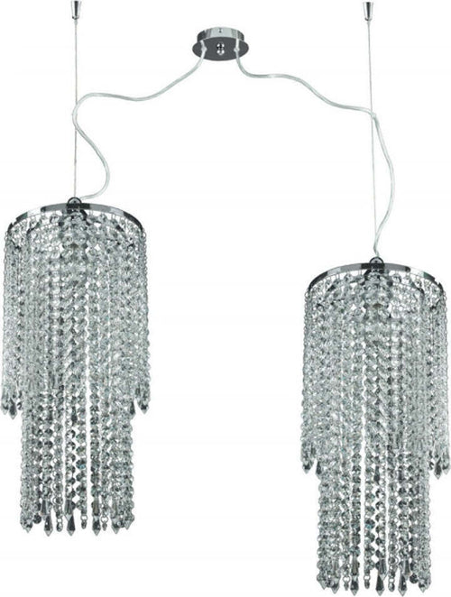 Lampadario-moderno-Padana-Lampadari-TRESOR-217-2-E27-LED-cristallo-sospensione