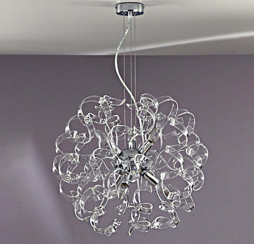 Lampadario-moderno-Padana-Lampadari-TRUDY-SM-E14-LED-vetro-sospensione