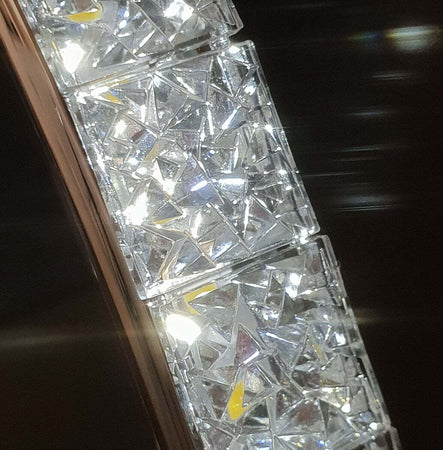 Lampadario-moderno-Padana-Lampadari-VICKY-1093-S1-14.7W-LED-alluminio-cromato-acrilico-sospensione
