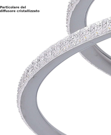 Lampadario-moderno-Padana-Lampadari-VICKY-1093-S3-37.8W-LED-alluminio-cromato-acrilico-sospensione