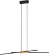 Lampadario-Moderno-Panagria-Led-Alluminio-Rivestito-In-Legno-Nero-E-Marrone