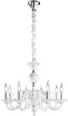 Lampadario-moderno-Perenz-BOUGIE-6498-B-E14-LED-8-luci-sospensione-multiluce-vetro-metallo