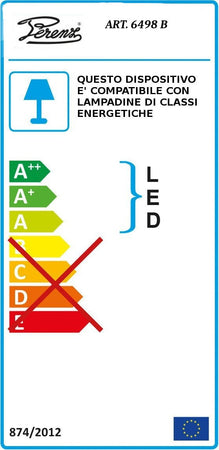 Lampadario-moderno-Perenz-BOUGIE-6498-B-E14-LED-8-luci-sospensione-multiluce-vetro-metallo