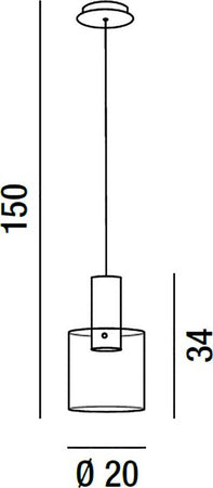 Lampadario-moderno-Perenz-HUGO-6664-SP-LED-GU10-sospensione-vetro-metallo-interni