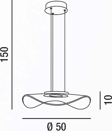 Lampadario-moderno-Perenz-MEDUSA-6866-B-LC-LED-sospensione-acrilico