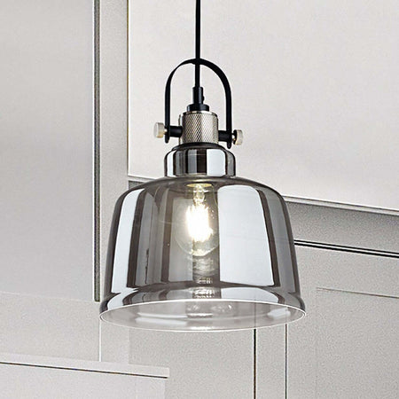 Lampadario-moderno-Perenz-VINTAGE-6840-FU-E27-LED-sospensione-vetro-fumè-calata-interno