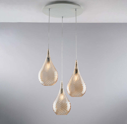Lampadario-Moderno-Pluvia-Ambra-3-Luci-E27