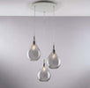 Lampadario-Moderno-Pluvia-Grigio-Fumè-3-Luci-E27