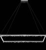 Lampadario-Moderno-Quartz-Halo-Metallo-Nichel-Satinato-Cristallo-Led-40W