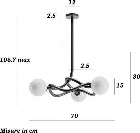 Lampadario-moderno-Redo-Group-CONFUSIO-E14-LED-sospensione-lampada-soffitto-sfere