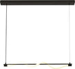 Lampadario-Moderno-Serpente-Acciaio-Bianco-Policarbonato-Nero-Led-15W-2700K