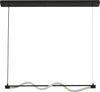 Lampadario-Moderno-Serpente-Acciaio-Bianco-Policarbonato-Nero-Led-15W-2700K