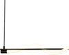 Lampadario-Moderno-Serpente-Acciaio-Bianco-Policarbonato-Nero-Led-15W-2700K